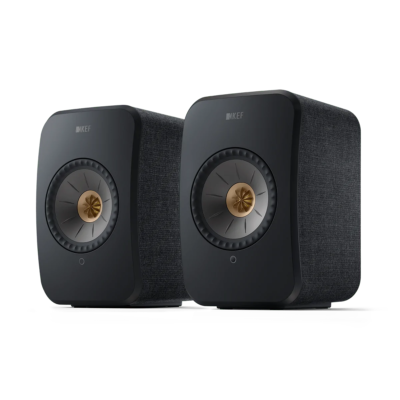 LSX 2 - רמקולים מוגברים של KEF ב"פיוז סטריאו" - שחור