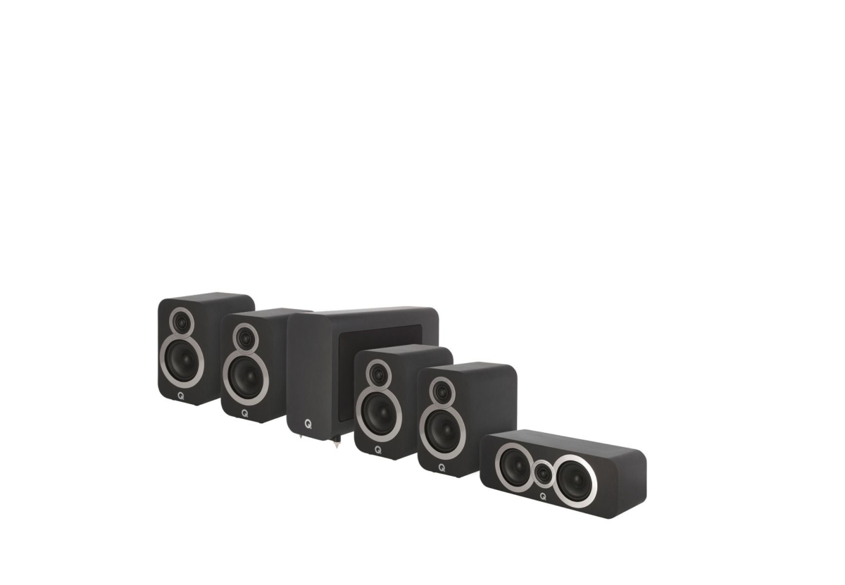 3010i - סט רמקולים 5.1 לקולנוע ביתי של Q Acoustics ב"פיוז סטריאו" - שחור - תמונת מוצר