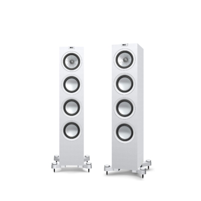 Q550 - רמקולים רצפתיים של KEF ב"פיוז סטריאו" - לבן - תמונת מוצר