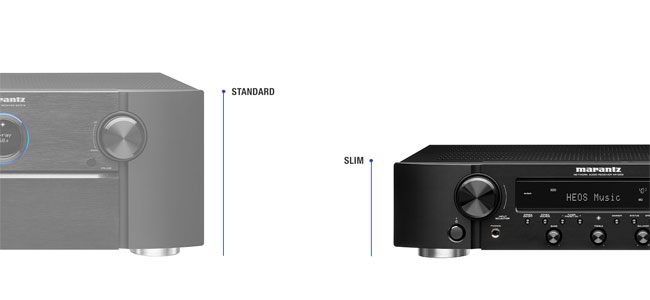 NR1200 - רסיבר סטריאו של Marantz ב