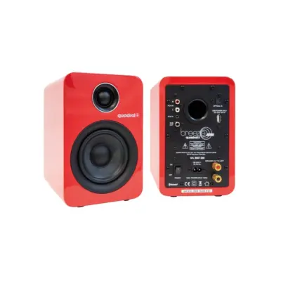 Breeze Blue XL - רמקולים מוגברים של Quadral ב"פיוז סטריאו" - אדום