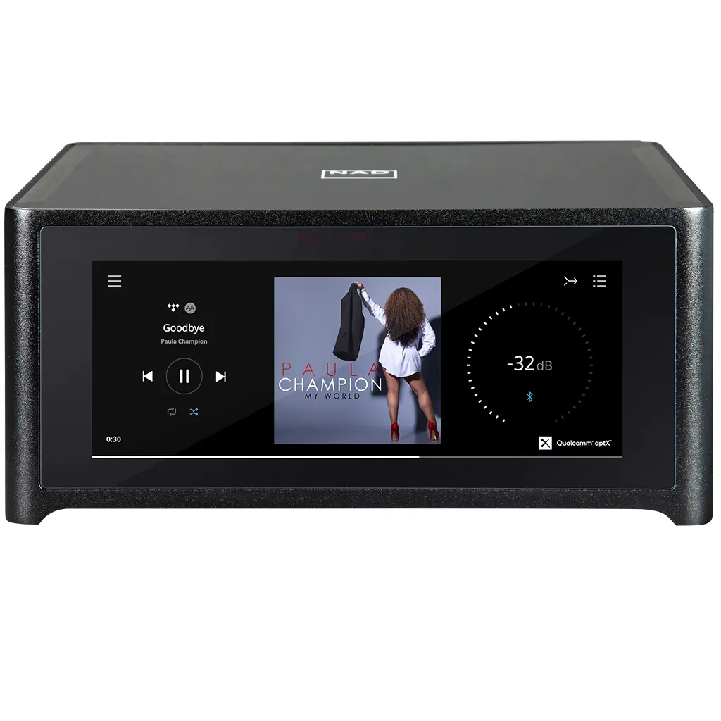 M10 - מגבר סטריאו משולב סטרימר של NAD ב"פיוז סטריאו"