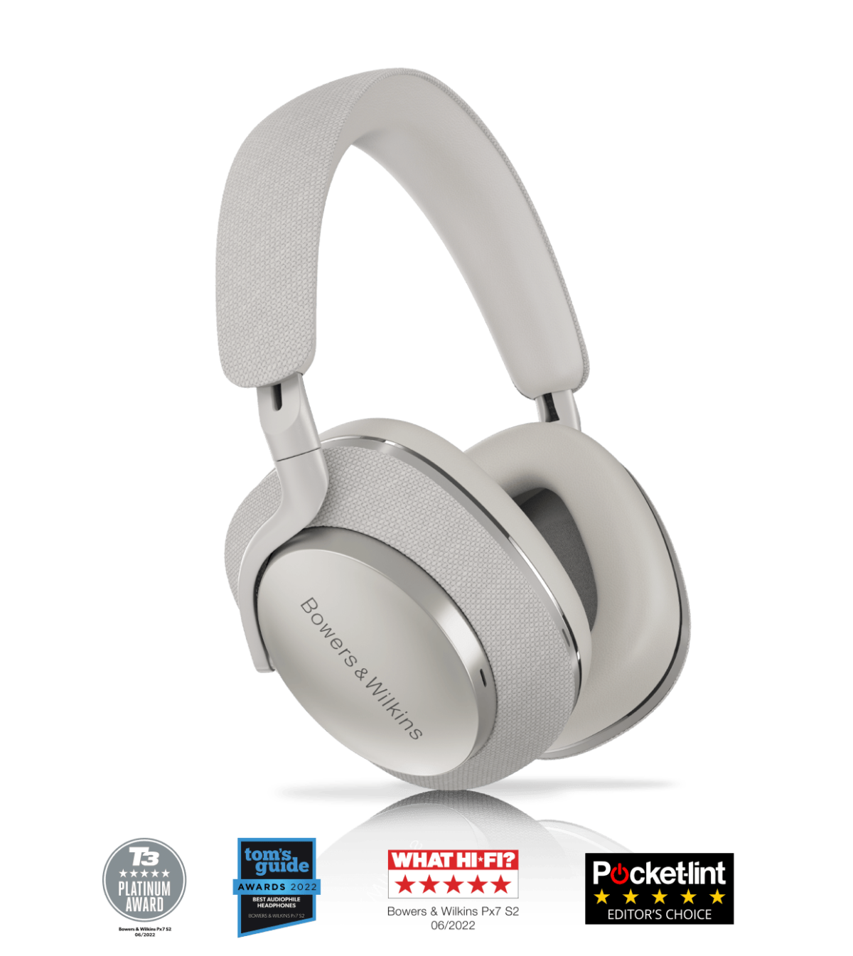 PX7 S2 - אוזניות Over The Ear של B&W ב"פיוז סטריאו" - אפור