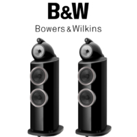 802 D4 - רמקולים רצפתיים של B&W - שחור