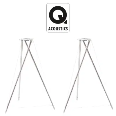 Tensegrity - סטנדים לרמקולים של Q Acoustics ב"פיוז סטריאו"