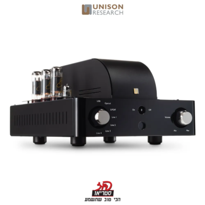 S6 Black Edition - מגבר סטריאו מנורות של Unison בפיוז סטריאו