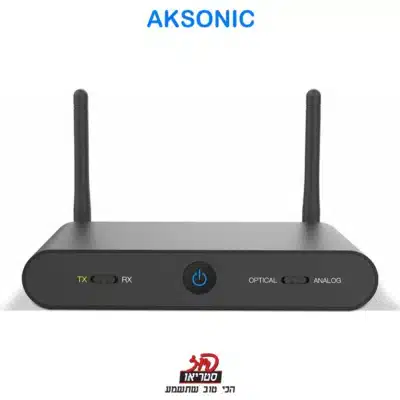 BTR12HD - מקלט-משדר בלוטות' של Aksonic בפיוז סטריאו