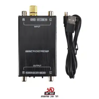 MM MC Phono Preamp - קדם מגבר לפטיפון של Record Pro בפיוז סטריאו