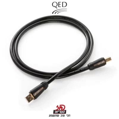 Reference High Resolution USB - כבל USB של QED בפיוז סטריאו