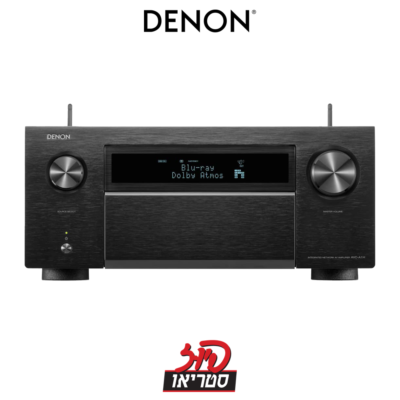 AVC-A1H - רסיבר קולנוע ביתי של Denon בפיוז סטריאו - שחור