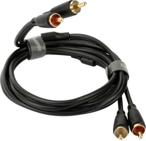 כבל אודיו אנלוגי (2x RCA) Phono to Phono Cable סדרת Connect מבית QED - אורך 1.5 מטר